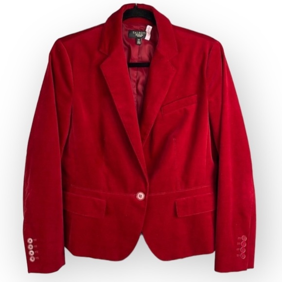 Talbots Red Blazer - Picture 1 of 9